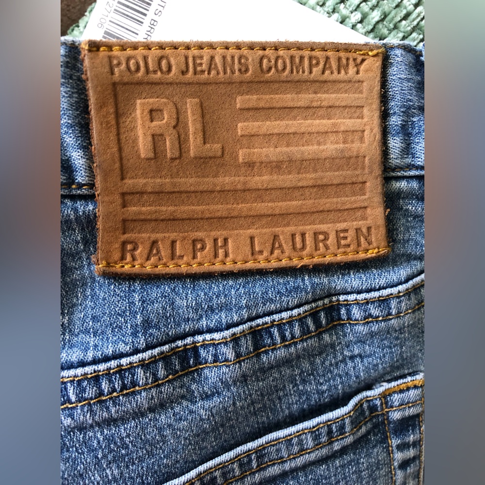 Polo by Ralph Lauren Medium Blue Straight-Leg Women's Jeans - Picture 4 of 4